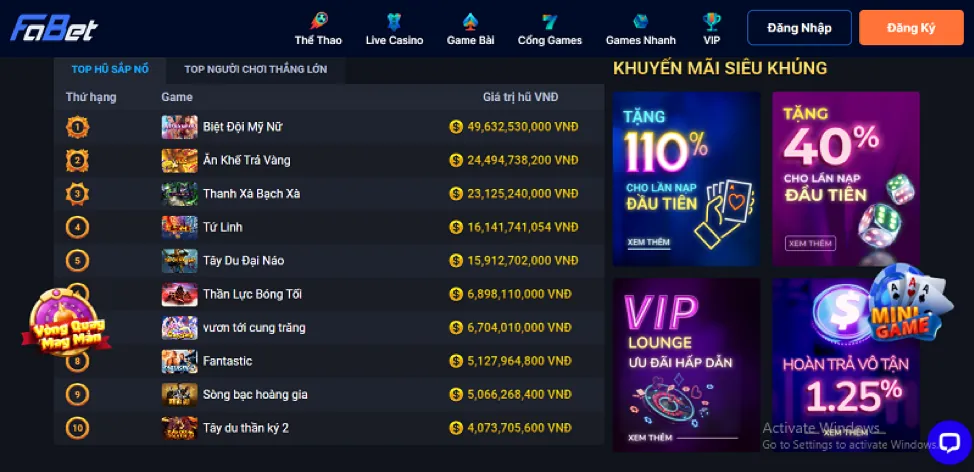 Trò chơi đá gà win68 app